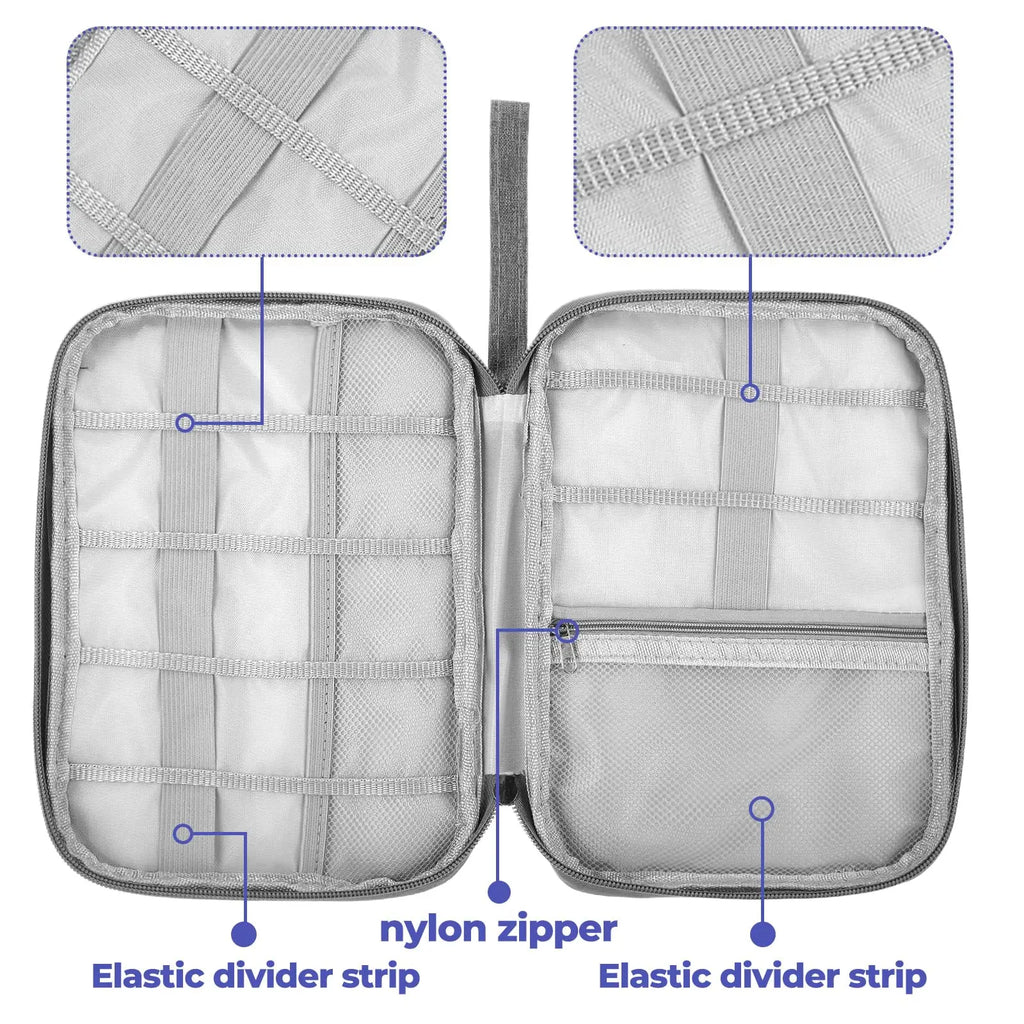 Electronics Cord Organizer Travel Case