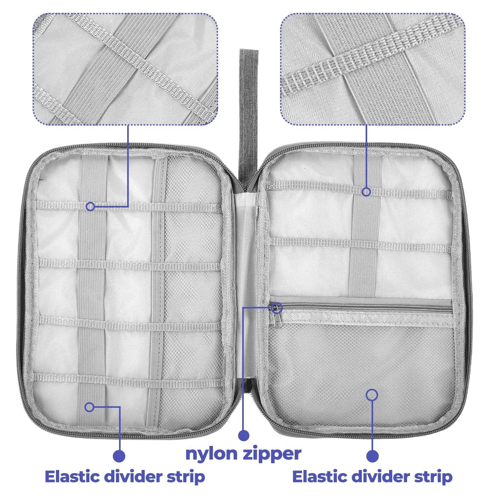 Electronics Cord Organizer Travel Case