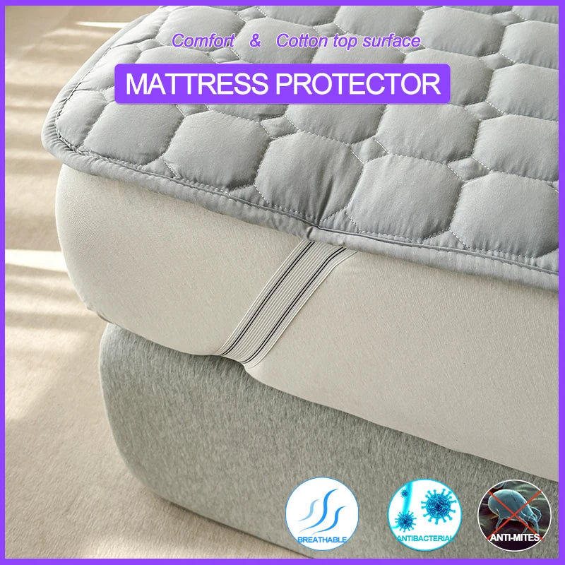 Quilted Cotton Mattress Protector