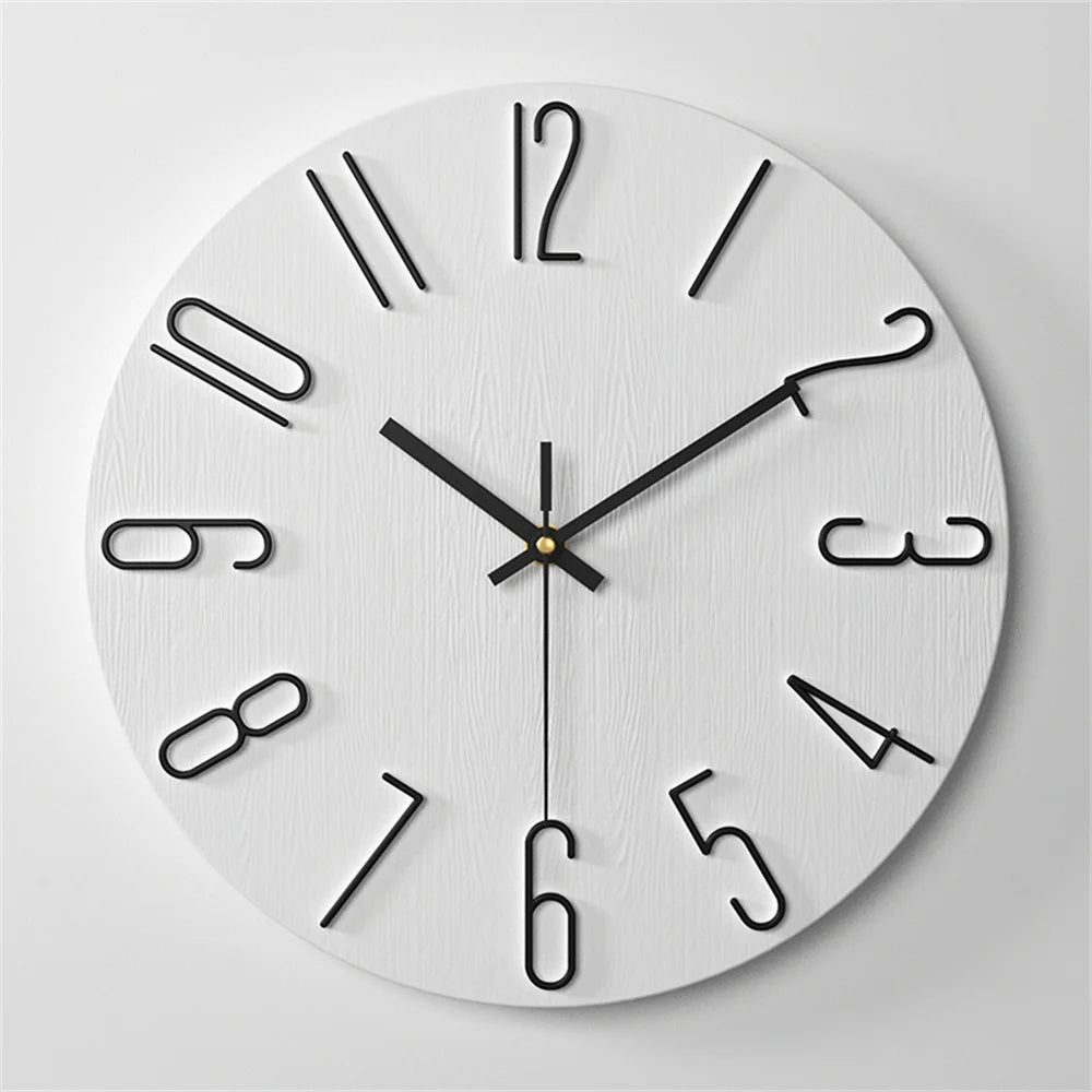 Modern Still Life Plastic Quartz Wall Clock