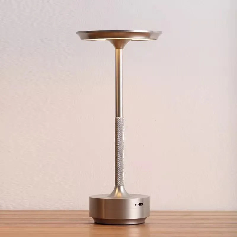 Wireless Aluminum Touch Table Lamp