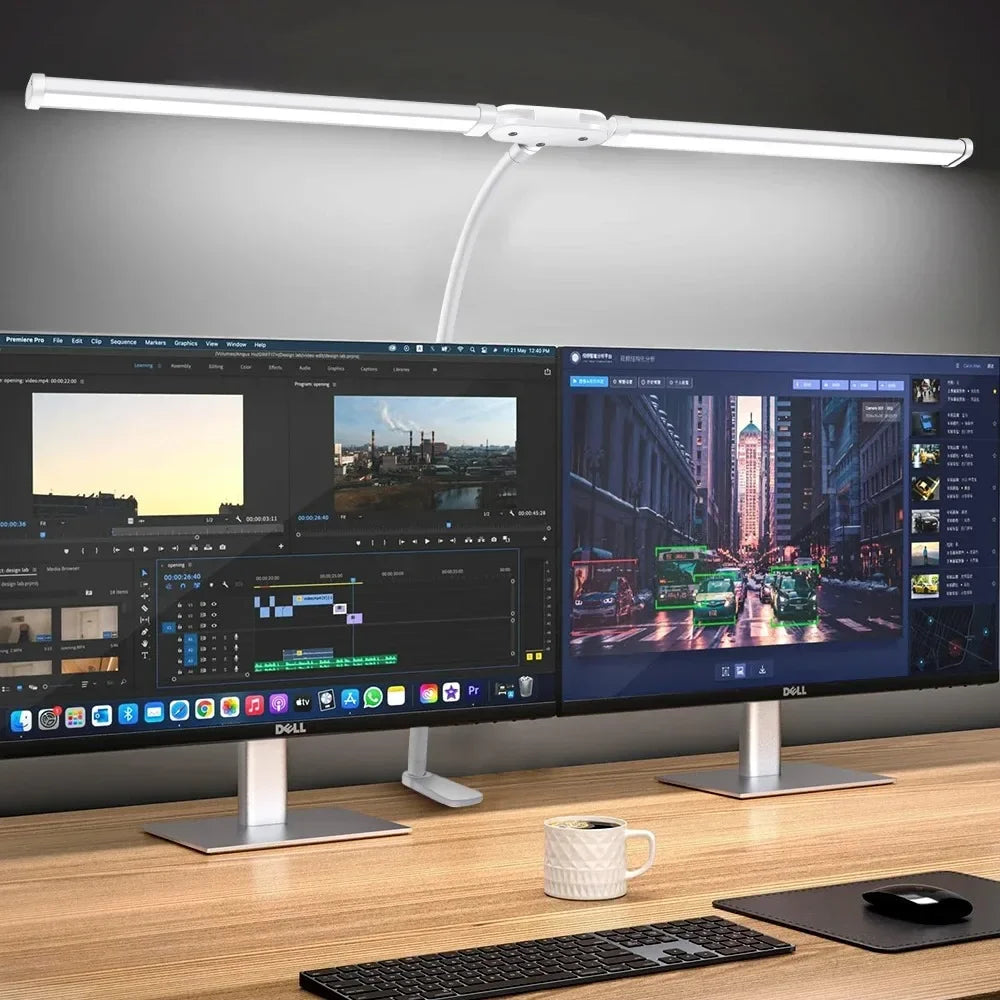 Double-Head LED Desk Lamp