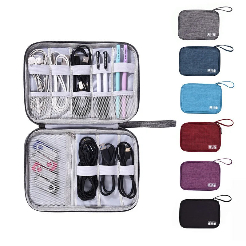 Electronics Cord Organizer Travel Case