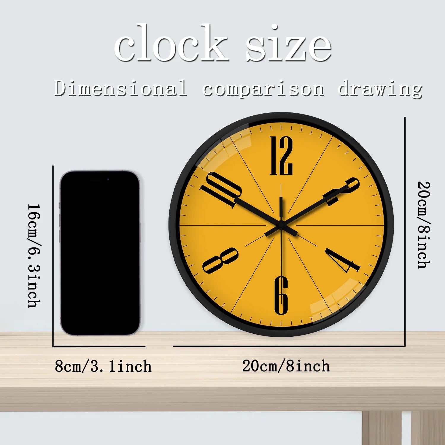 Minimalist Plastic Quartz Wall Clock