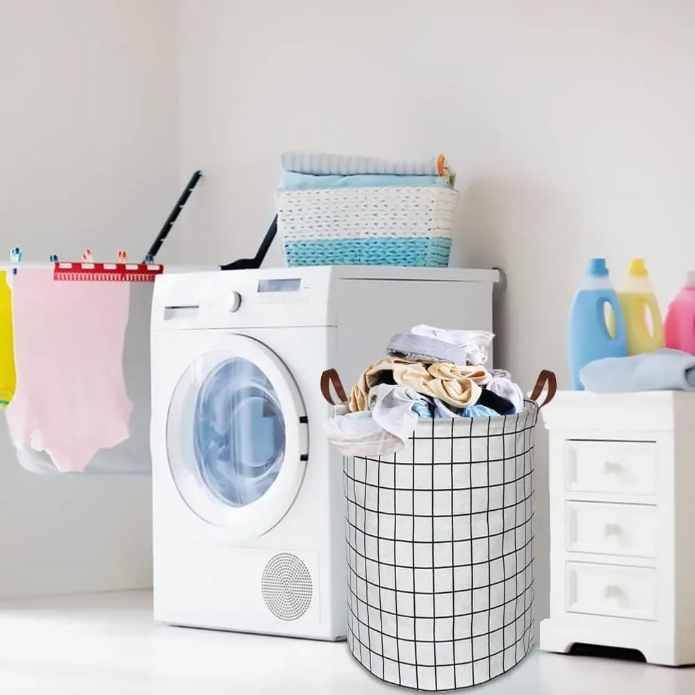Foldable Canvas Laundry Basket