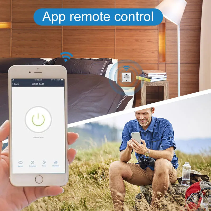 Wi-Fi Smart Power Plug with Energy Monitoring and Voice Control
