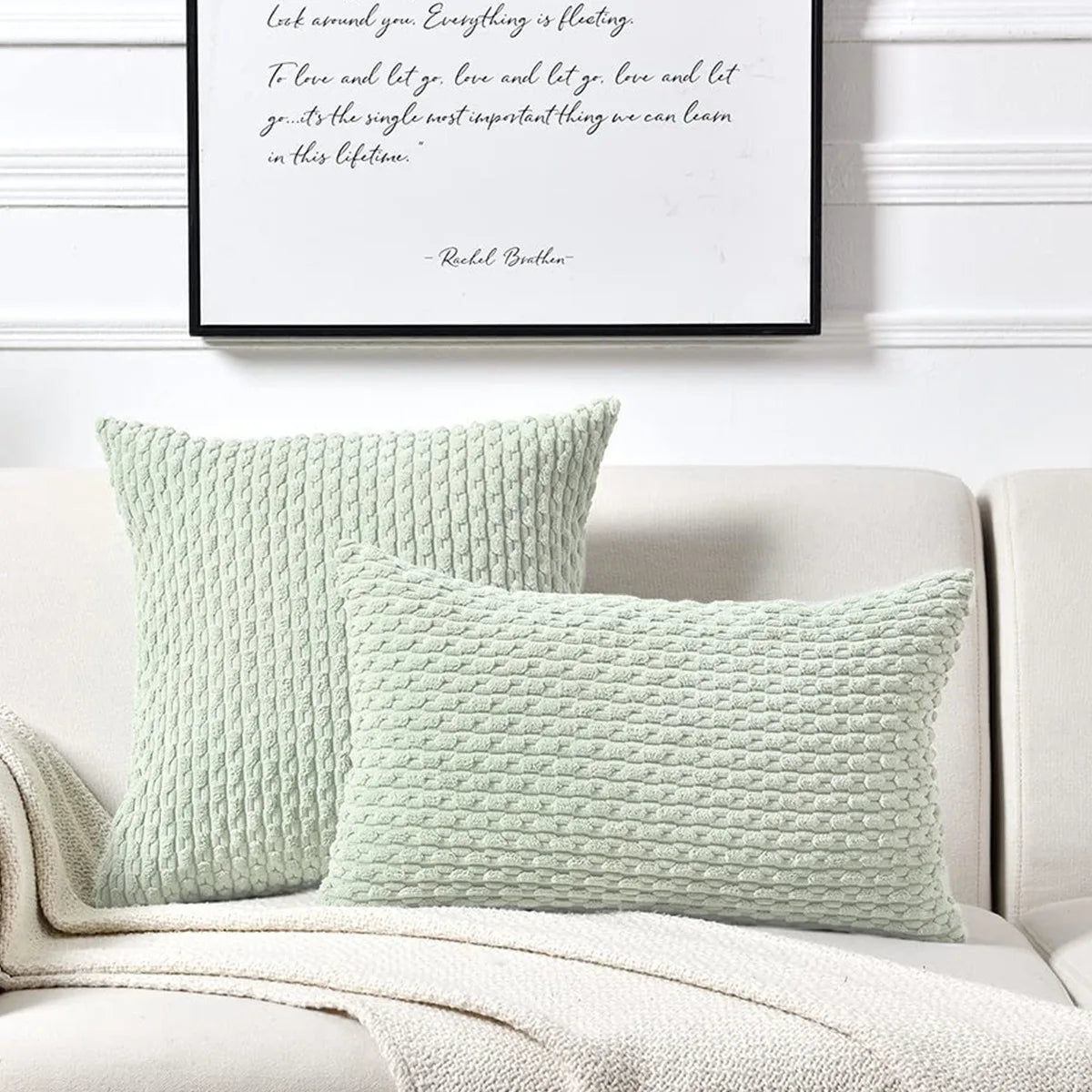 Memory Fiber Woven Cushion