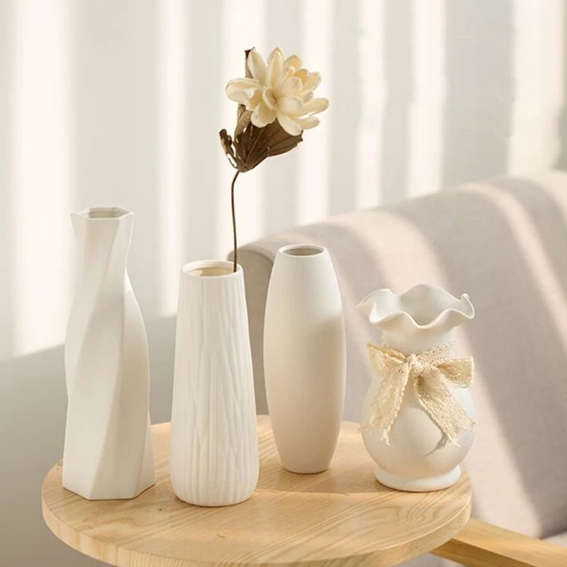 Mini Frosted Ceramic Bud Vase