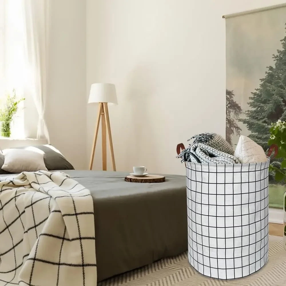 Foldable Canvas Laundry Basket