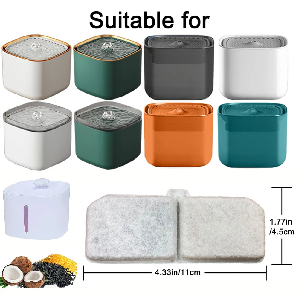 Activated Carbon Replacement Filters – Pet Water Fountain