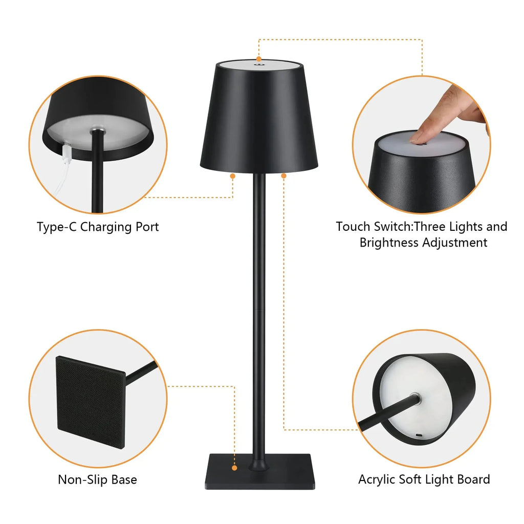 Rechargeable Touch Table Lamp