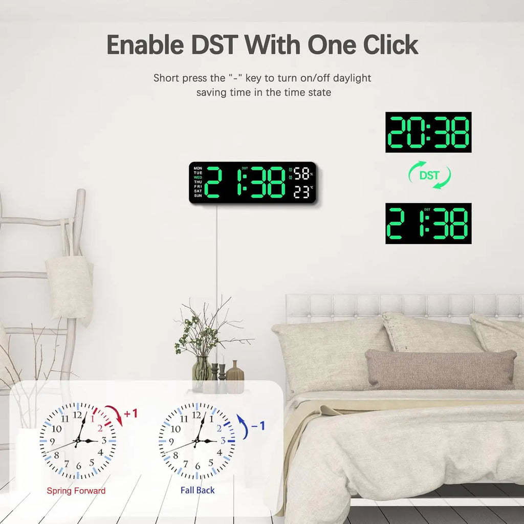 LED Digital Wall & Table Clock