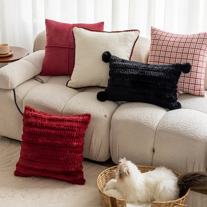 Knitted PP Cotton Cushion