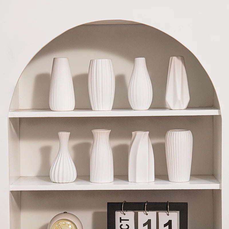 Mini Frosted Ceramic Bud Vase