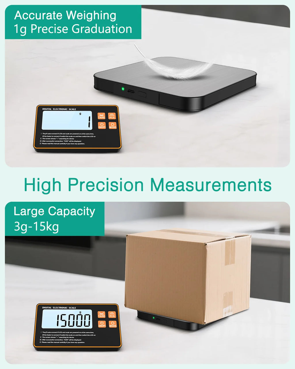 Amir 15kg Digital Kitchen Scale