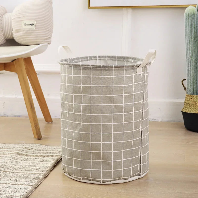 Foldable Canvas Laundry Basket
