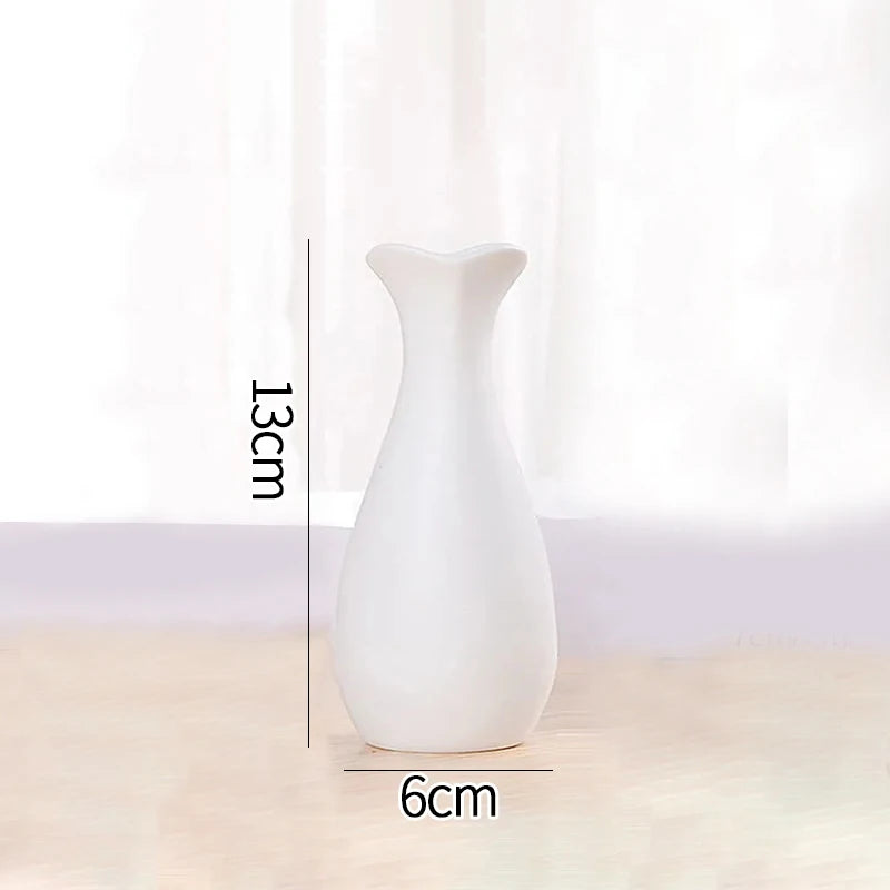 Mini Frosted Ceramic Bud Vase