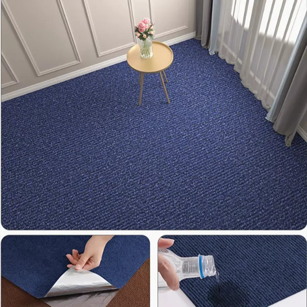 Self-Adhesive Solid Polyester Floor Mat