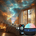 LED Night Light Starry Sky Projector - 7 Colors with Remote &amp; Auto Rotate