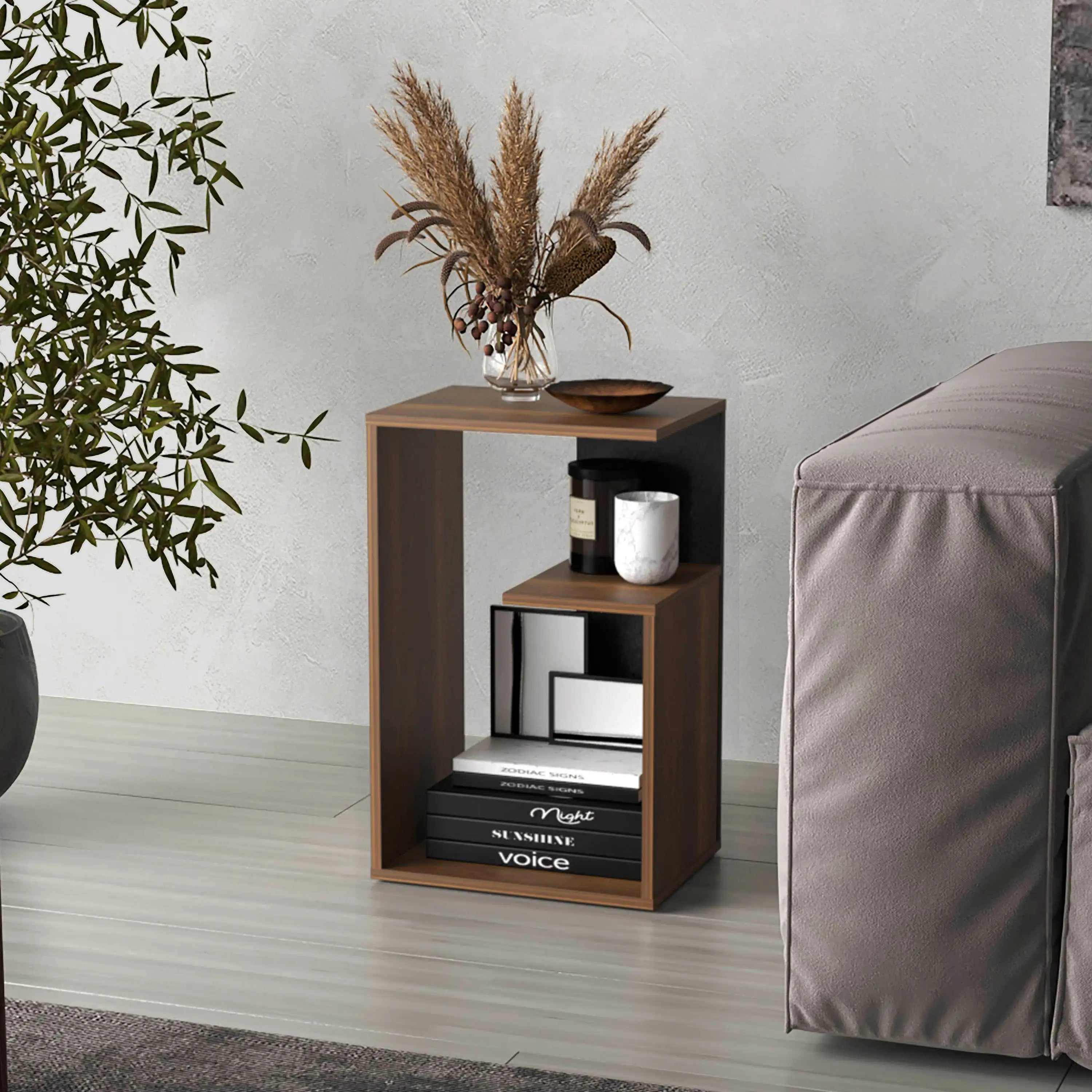 TUHOME Modern Side Table