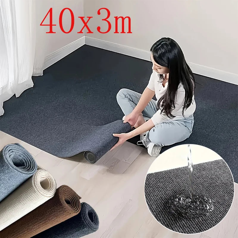 Self-Adhesive Solid Polyester Floor Mat