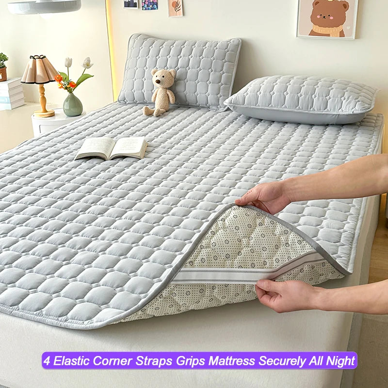 Quilted Cotton Mattress Protector