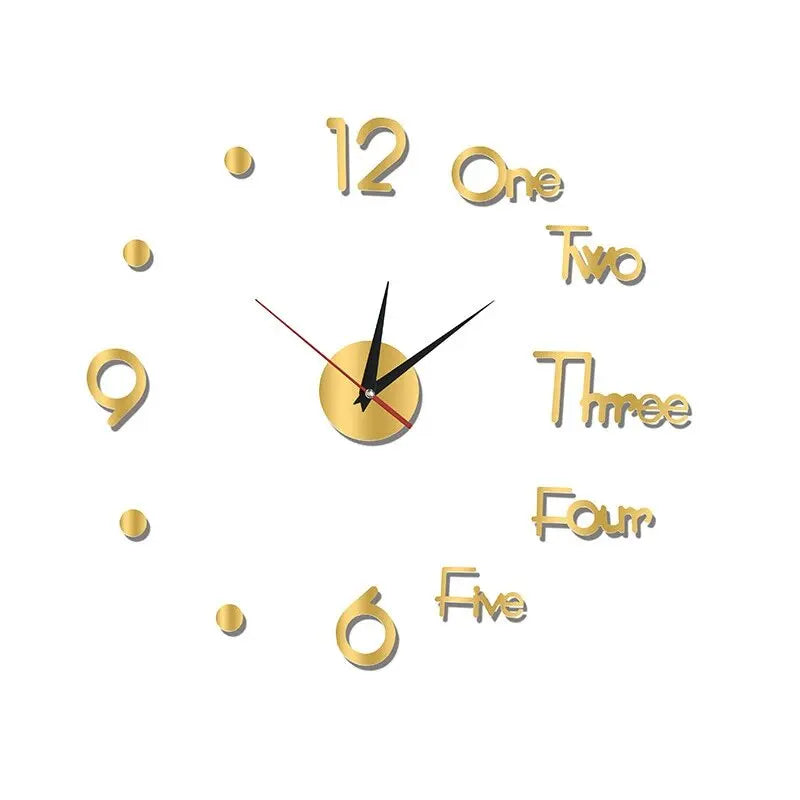 DIY Acrylic Wall Clock