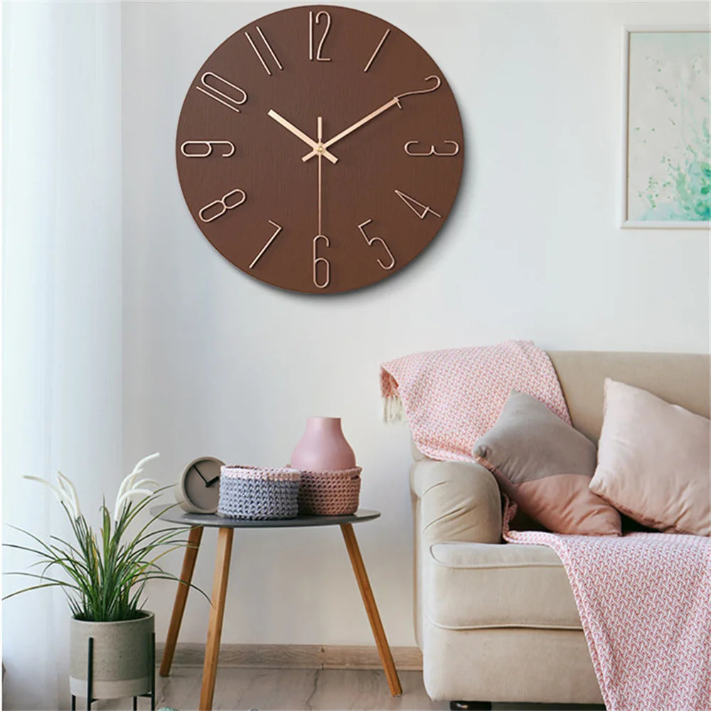 Modern Still Life Plastic Quartz Wall Clock