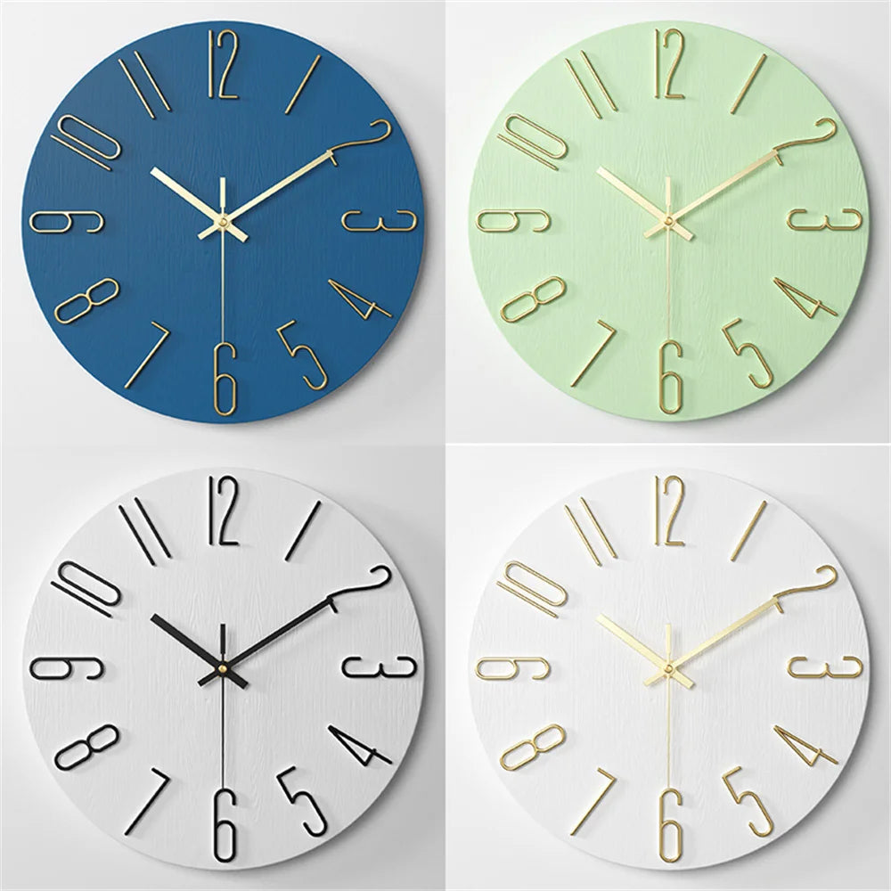 Modern Still Life Plastic Quartz Wall Clock
