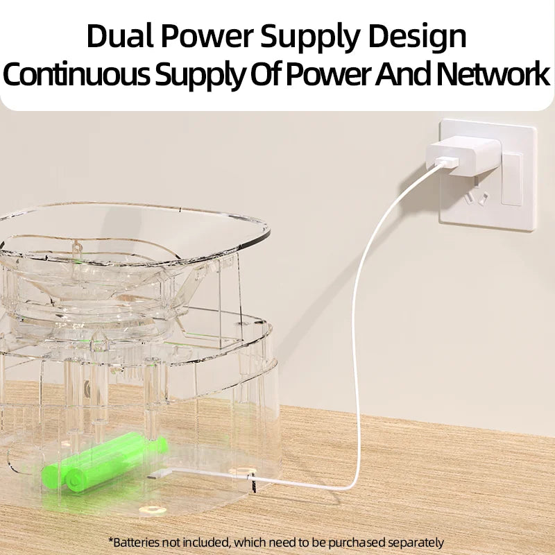 Smart Dog Feeder – 4L Capacity, WiFi &amp; Button Versions