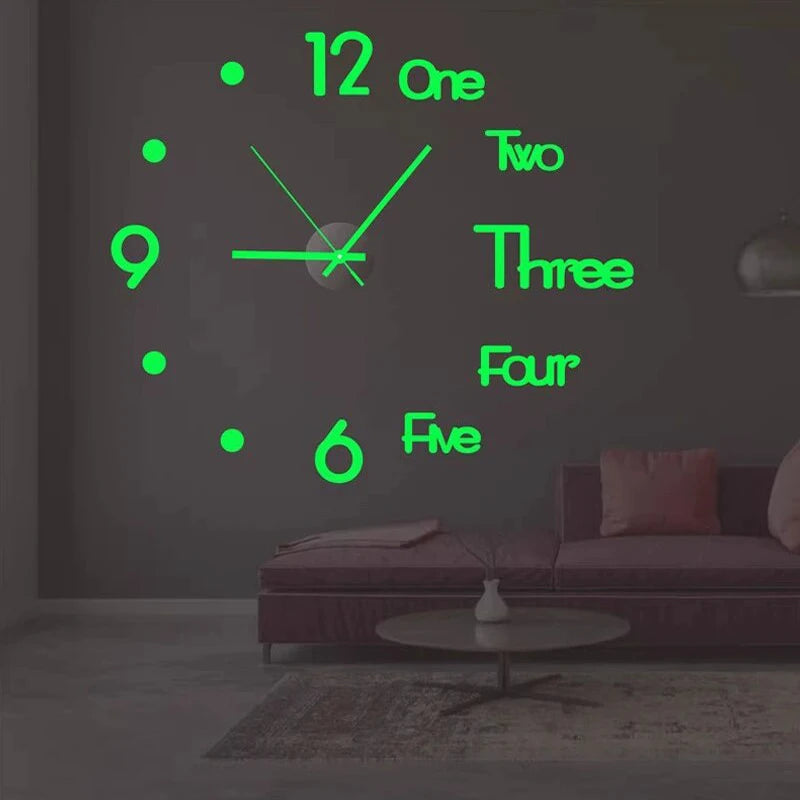 DIY Acrylic Wall Clock