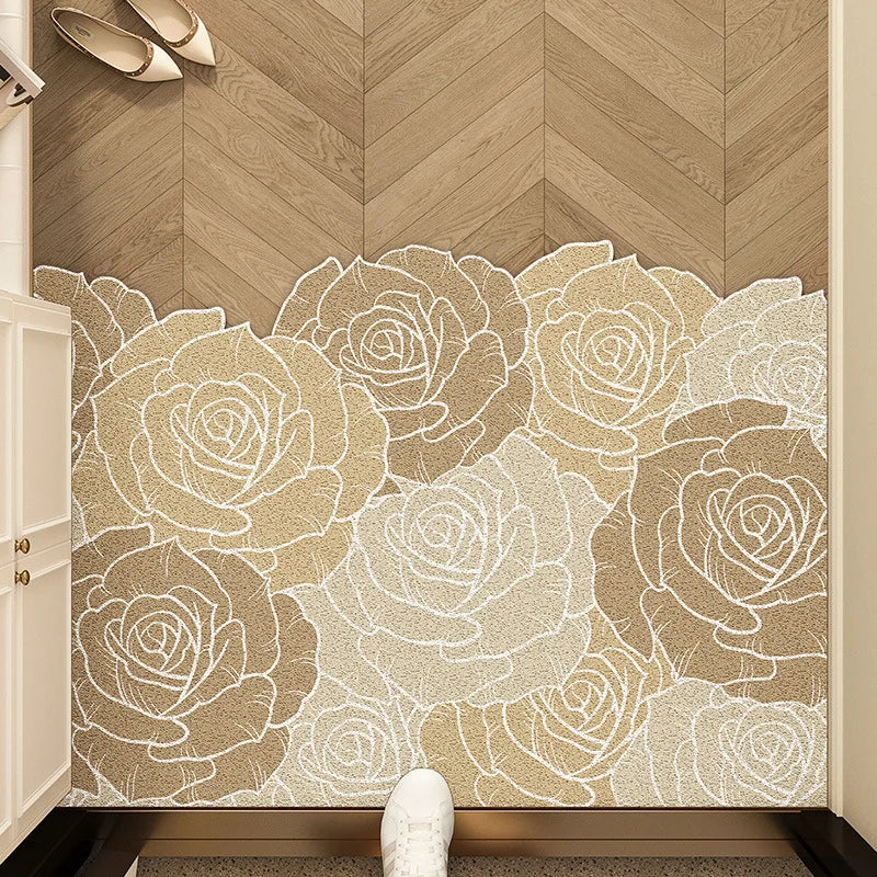 Modern Geometric PVC Floor Mat