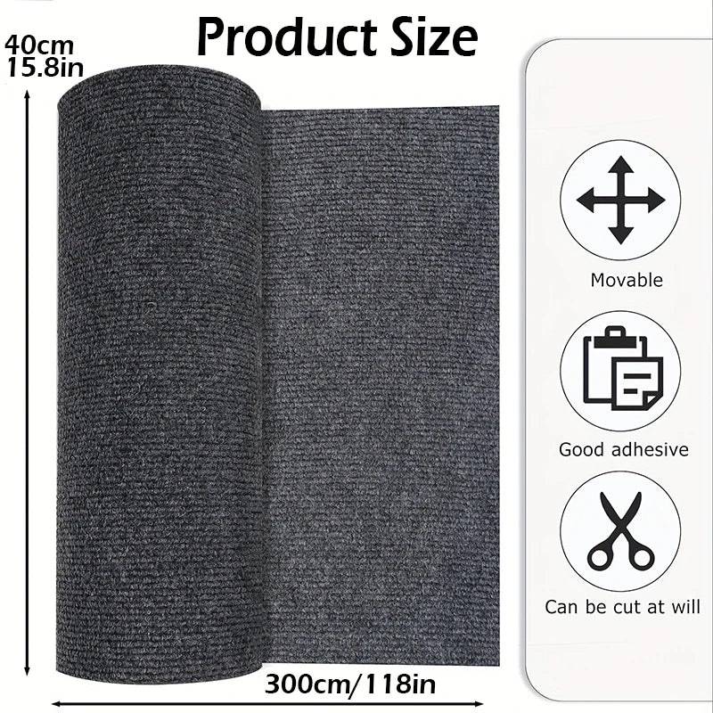 Self-Adhesive Solid Polyester Floor Mat