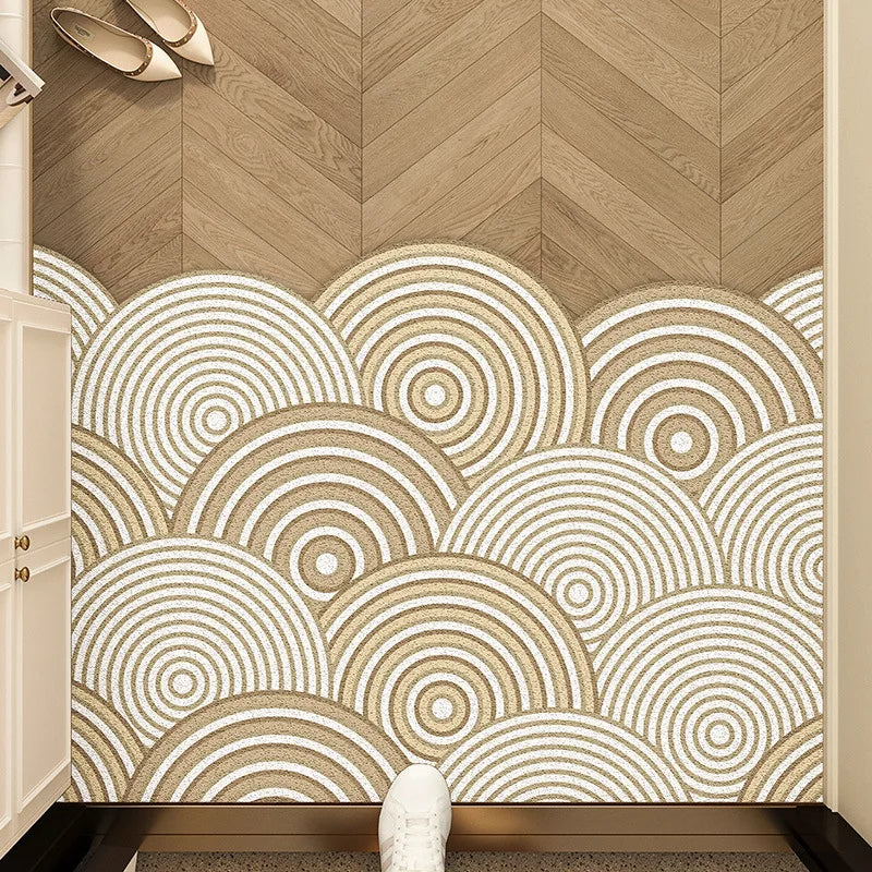 Modern Geometric PVC Floor Mat