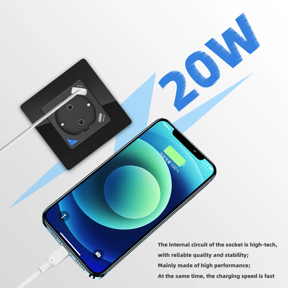 COSWALL DIY Module Black WiFi Tuya Smart EU