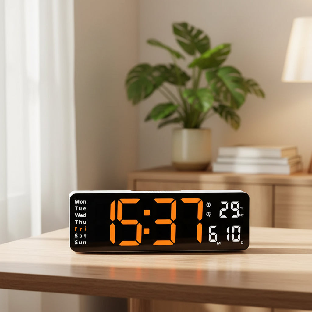 LED Digital Wall & Desk Clock
